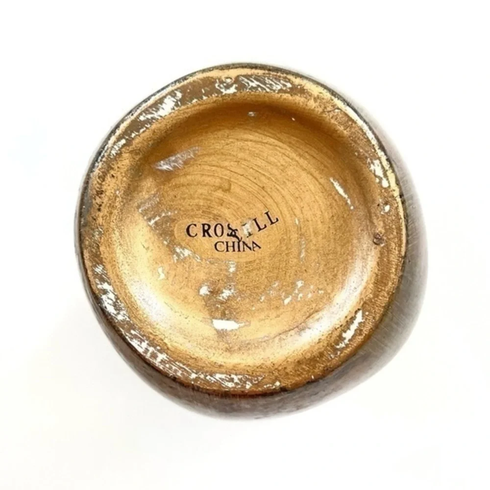 VINTAGE! RARE! CROSCILL Gold Foil Finish Tumbler/Cup!